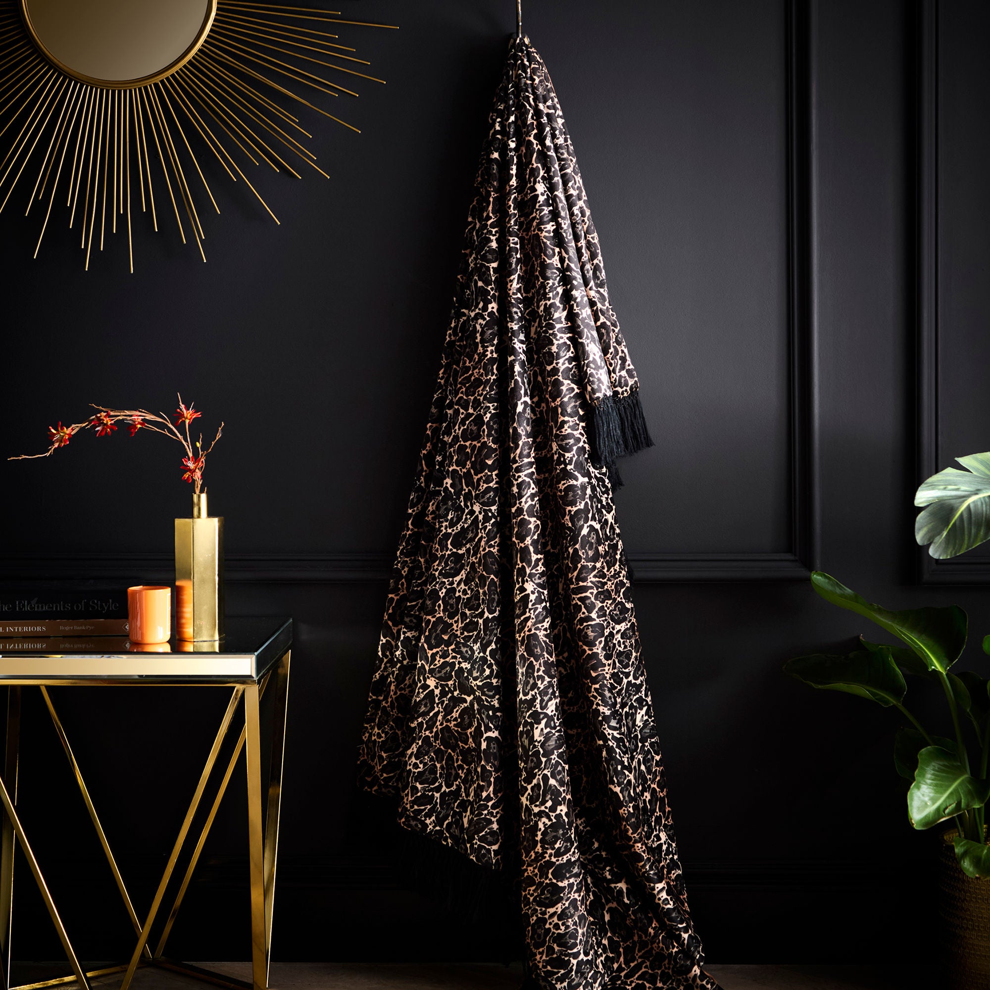 Josephine Throw in Gold 130 x 180cm - Throw - Laurence Llewelyn-Bowen