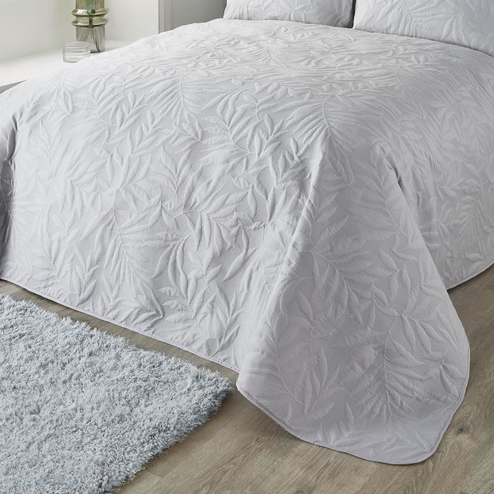 Luana Bedspread by Serene in Silver 230cm X 200cm - Bedspread - Serene