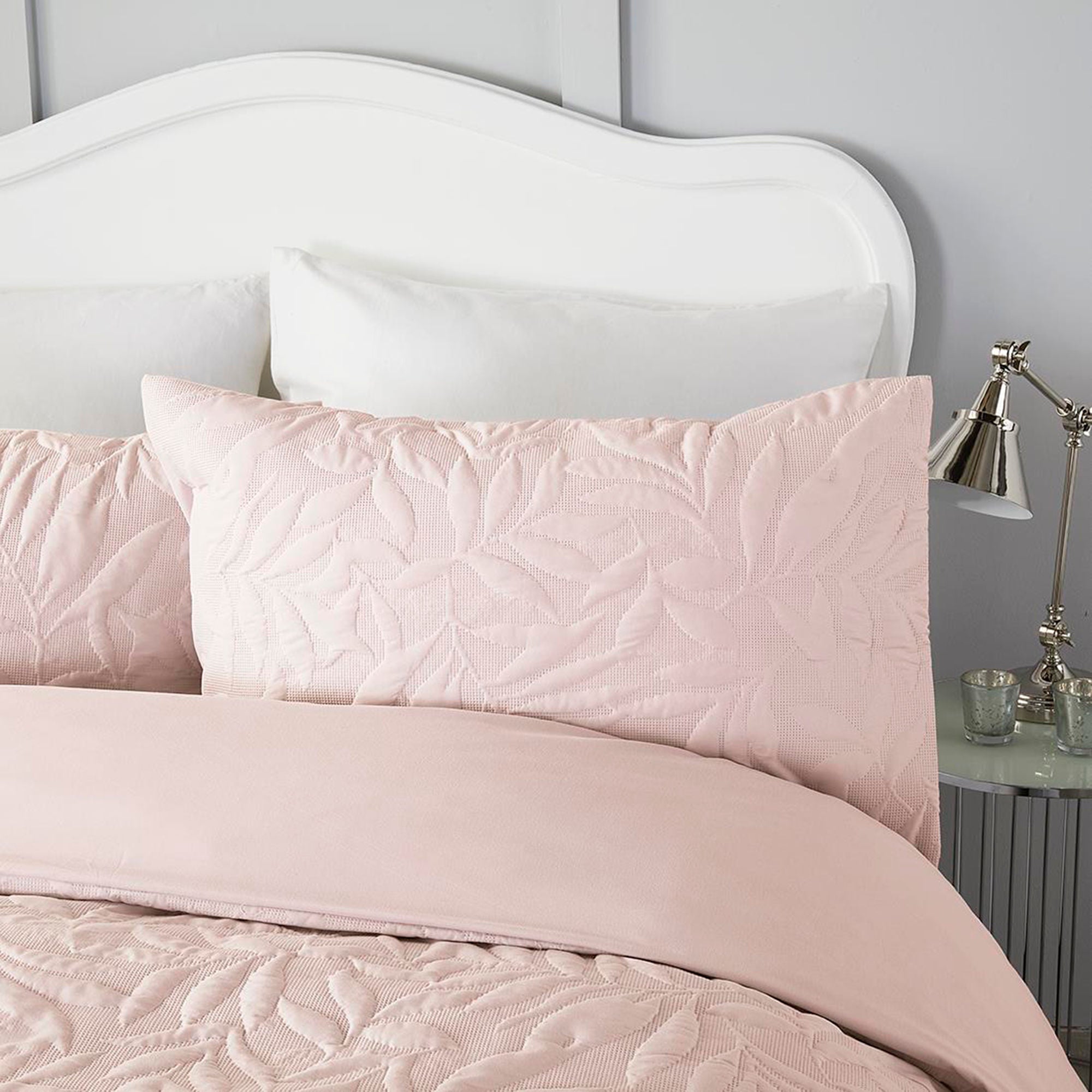Luana Duvet Cover Set by Serene in Blush - Duvet Cover Set - Serene