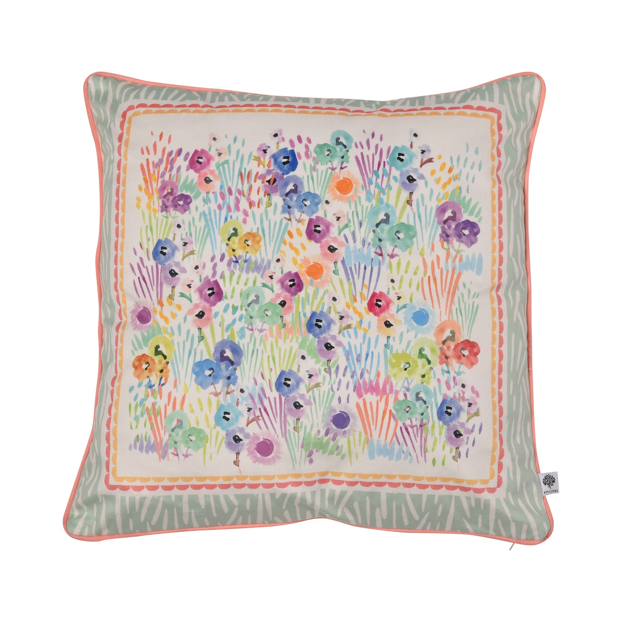 Lola Cushion by Appletree Style in Multi 43 x 43cm - Cushion - Appletree Style