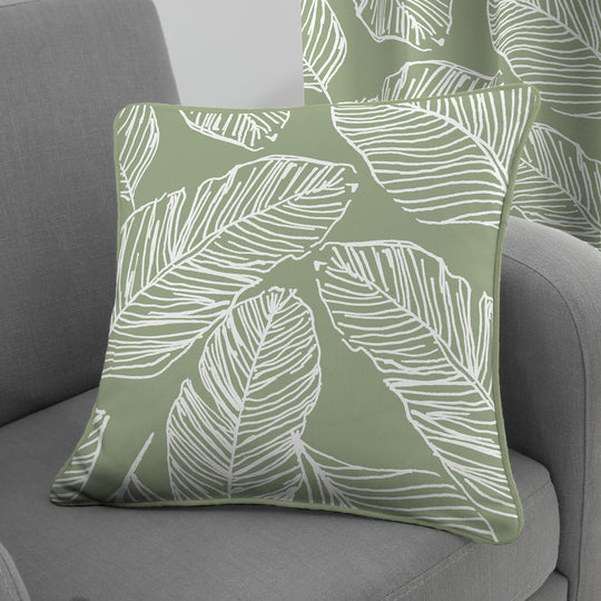 Matteo Cushion in Green 43 x 43cm