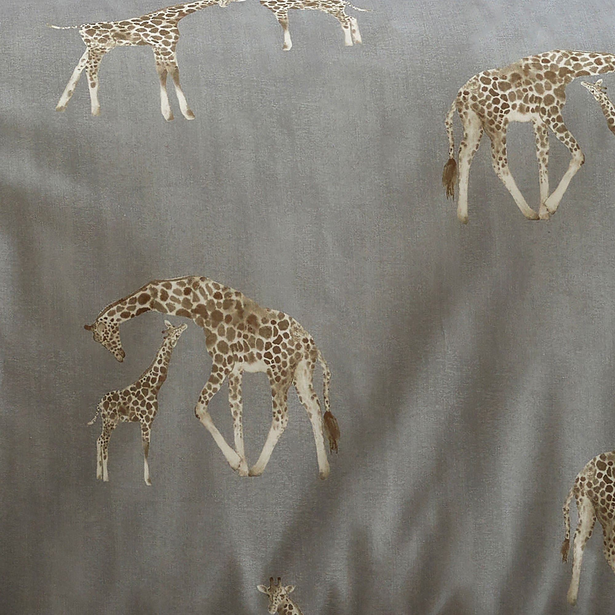 Milo Giraffe Duvet Cover Set by Fusion in Grey - Duvet Cover Set - Fusion