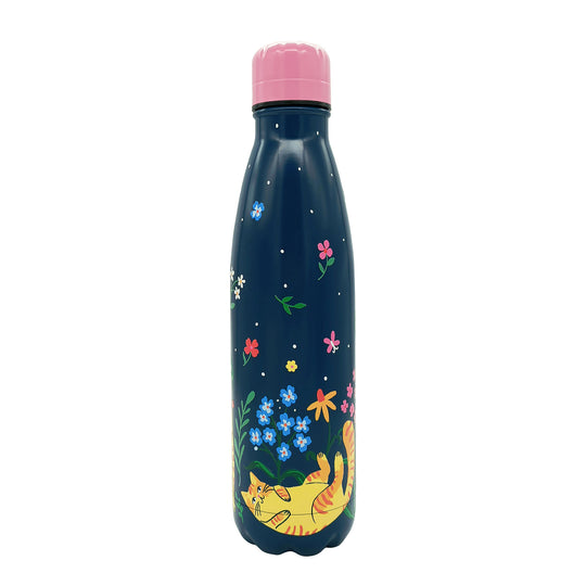 Marmalade Meadow Water Bottle in Navy