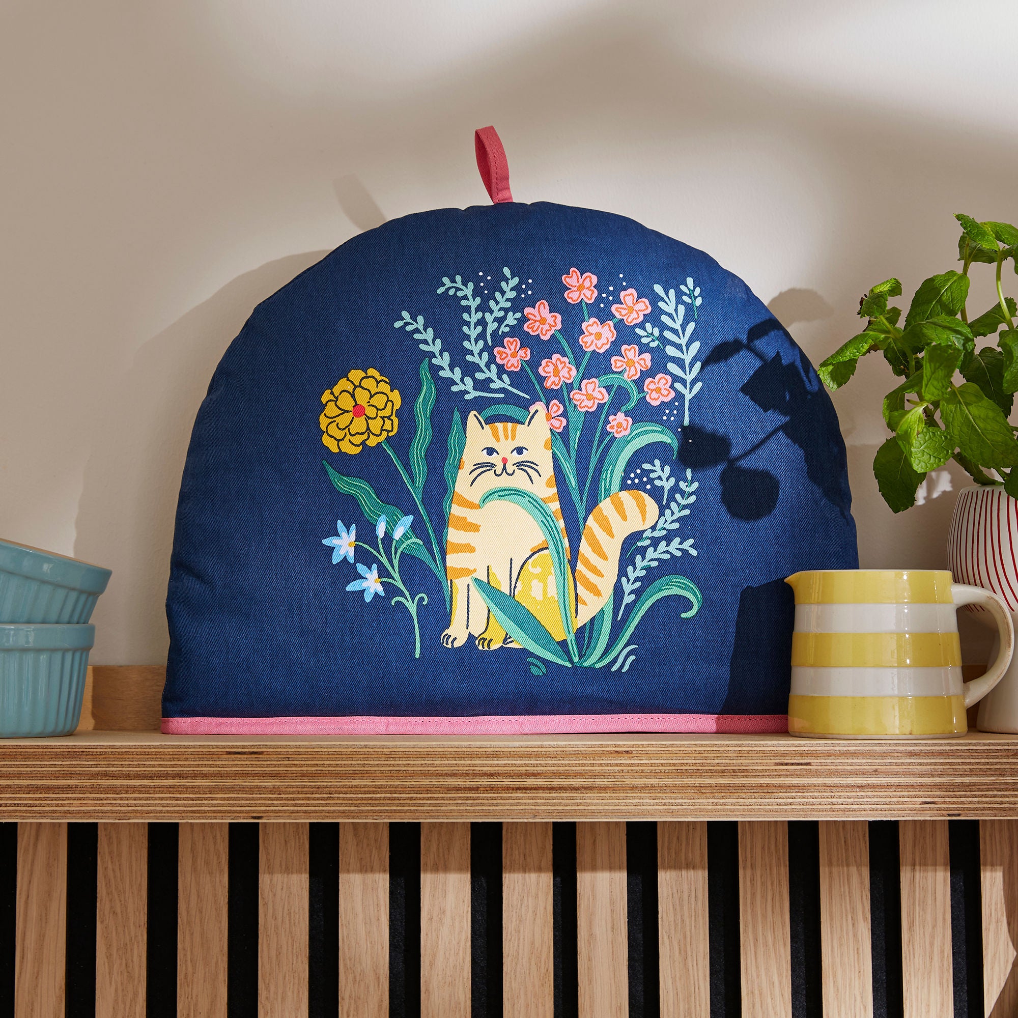 Marmalade Meadow Tea Cosy in Navy - Tea Cosy - Ulster Weavers