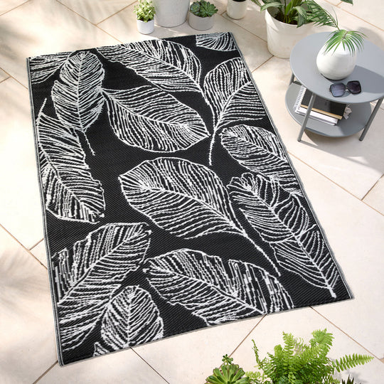 Matteo Outdoor Rug in Black 120 x 170cm