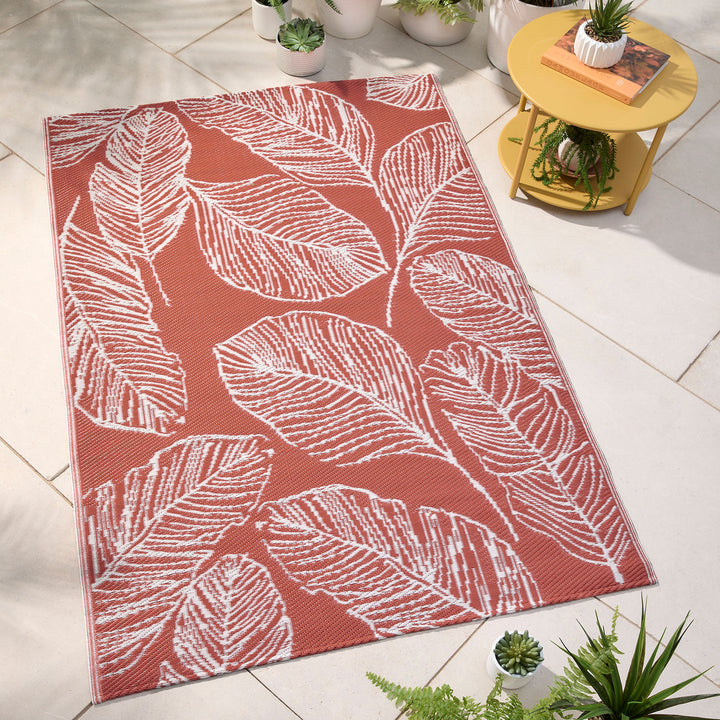 Matteo Outdoor Rug by Fusion in Terracotta 120 x 170cm