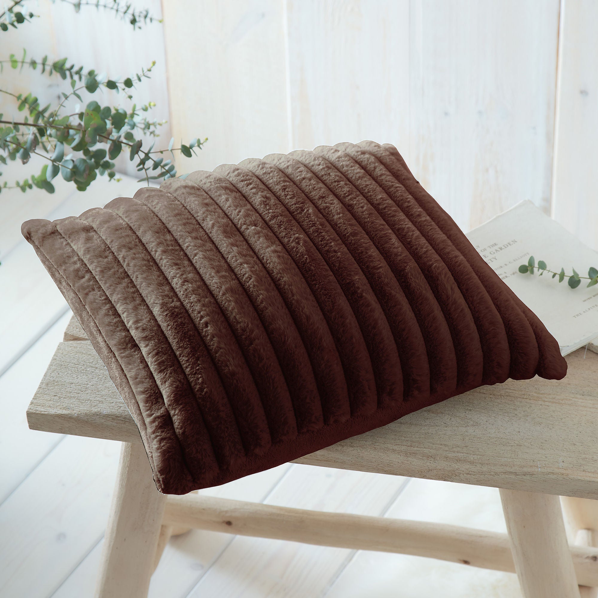 Morritz Cushion in Chocolate 43 x 43cm - Cushion - Appletree Hygge