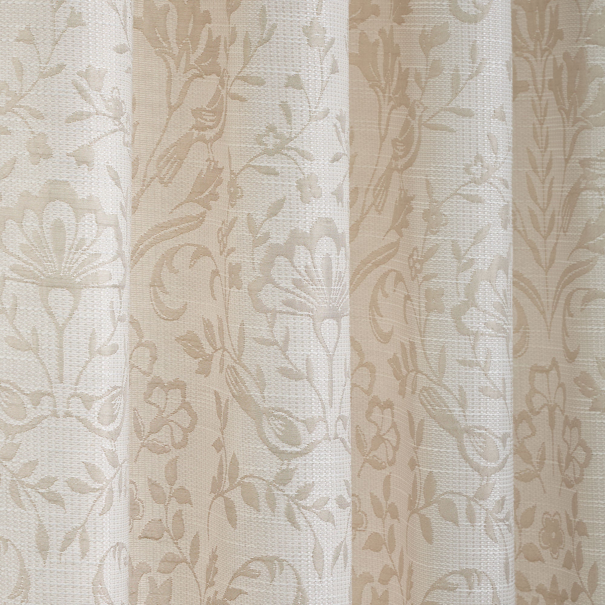 Marple Pair of Eyelet Curtains by Curtina in Natural - Pair of Eyelet Curtains - Curtina