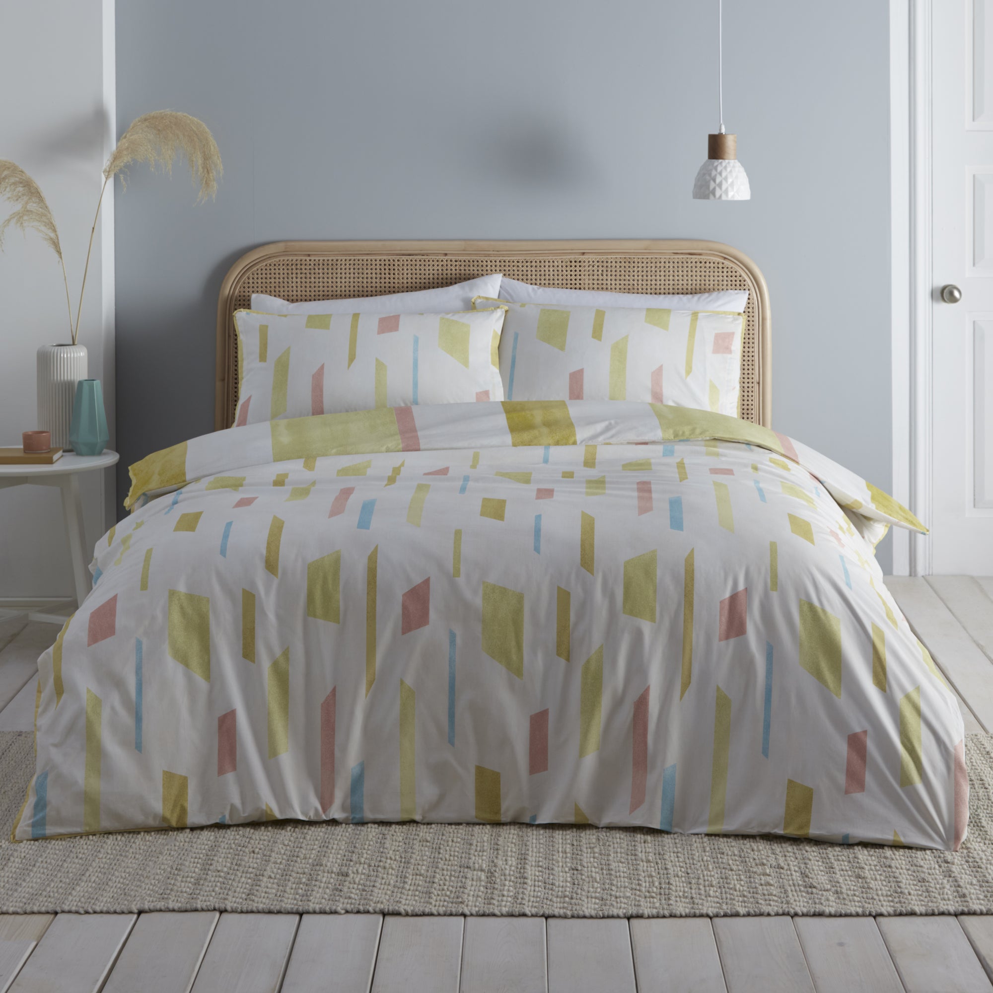 Mariko Duvet Cover Set by Appletree Style in Yellow - Duvet Cover Set - Appletree Style