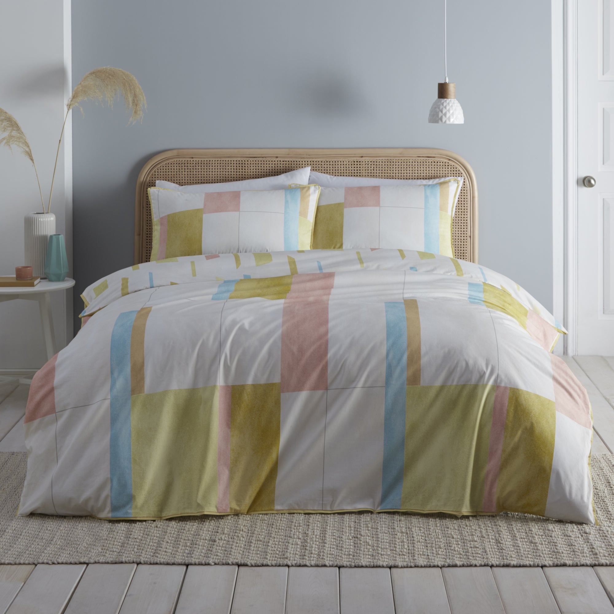 Mariko Duvet Cover Set by Appletree Style in Yellow - Duvet Cover Set - Appletree Style