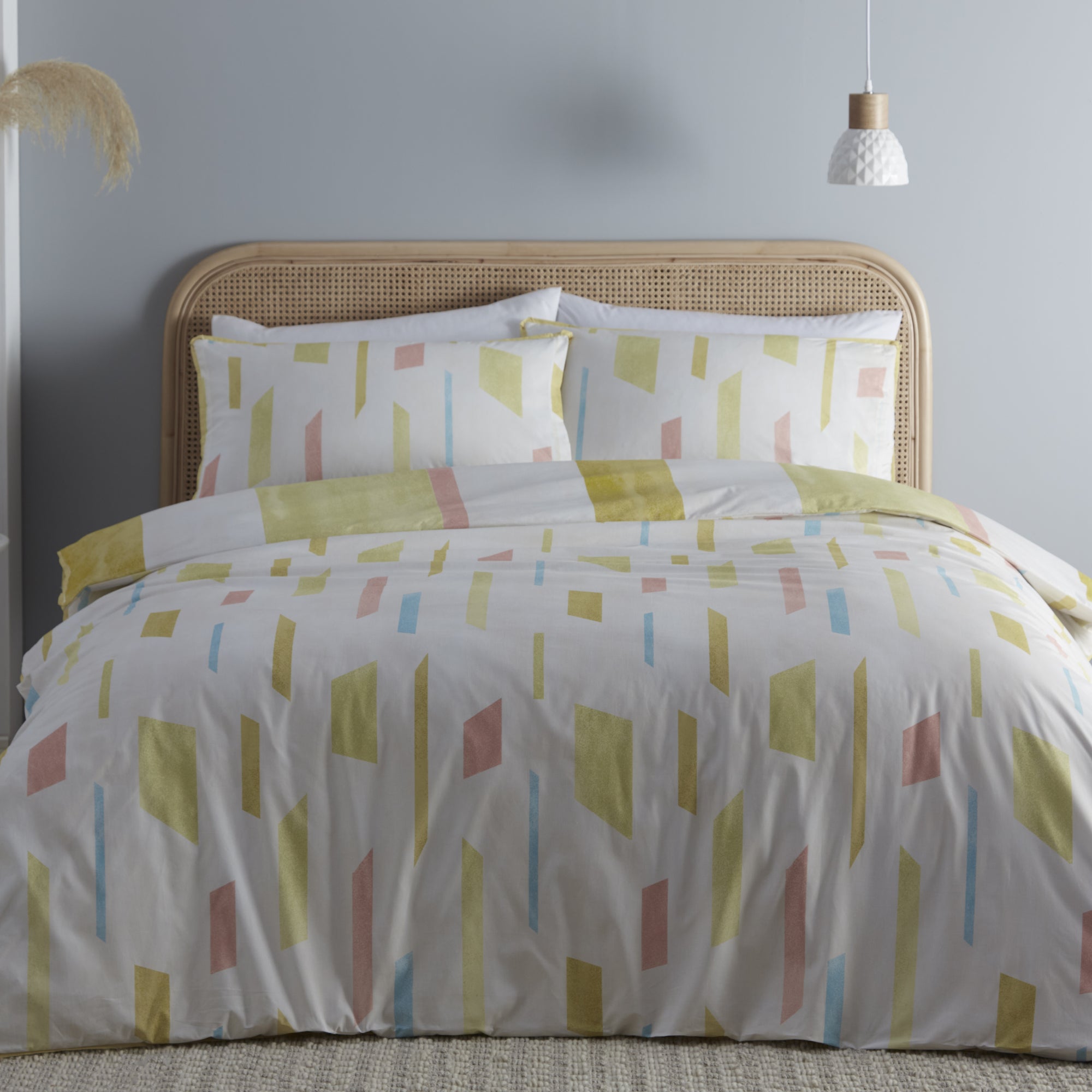 Mariko Duvet Cover Set by Appletree Style in Yellow - Duvet Cover Set - Appletree Style