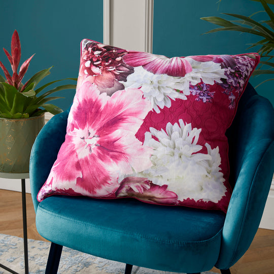 Mayfair Lady Cushion in Pink 55 x 55cm