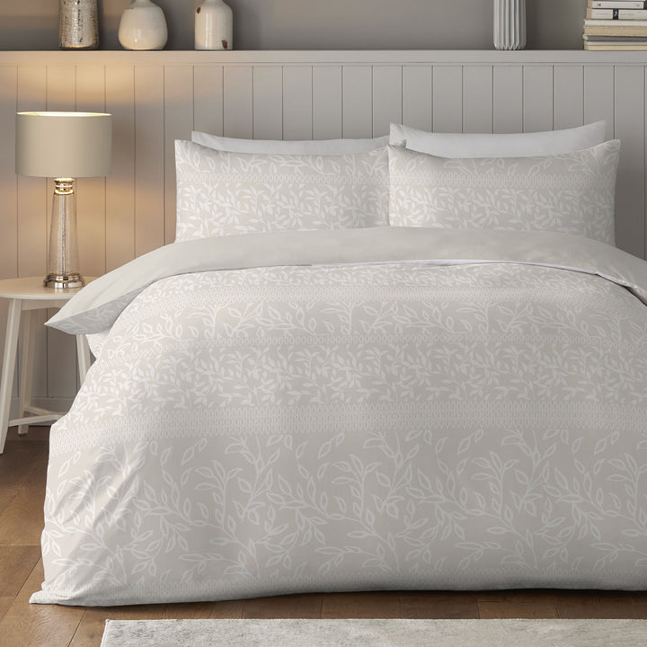 Ophelia Duvet Cover Set by Appletree Promo in Natural