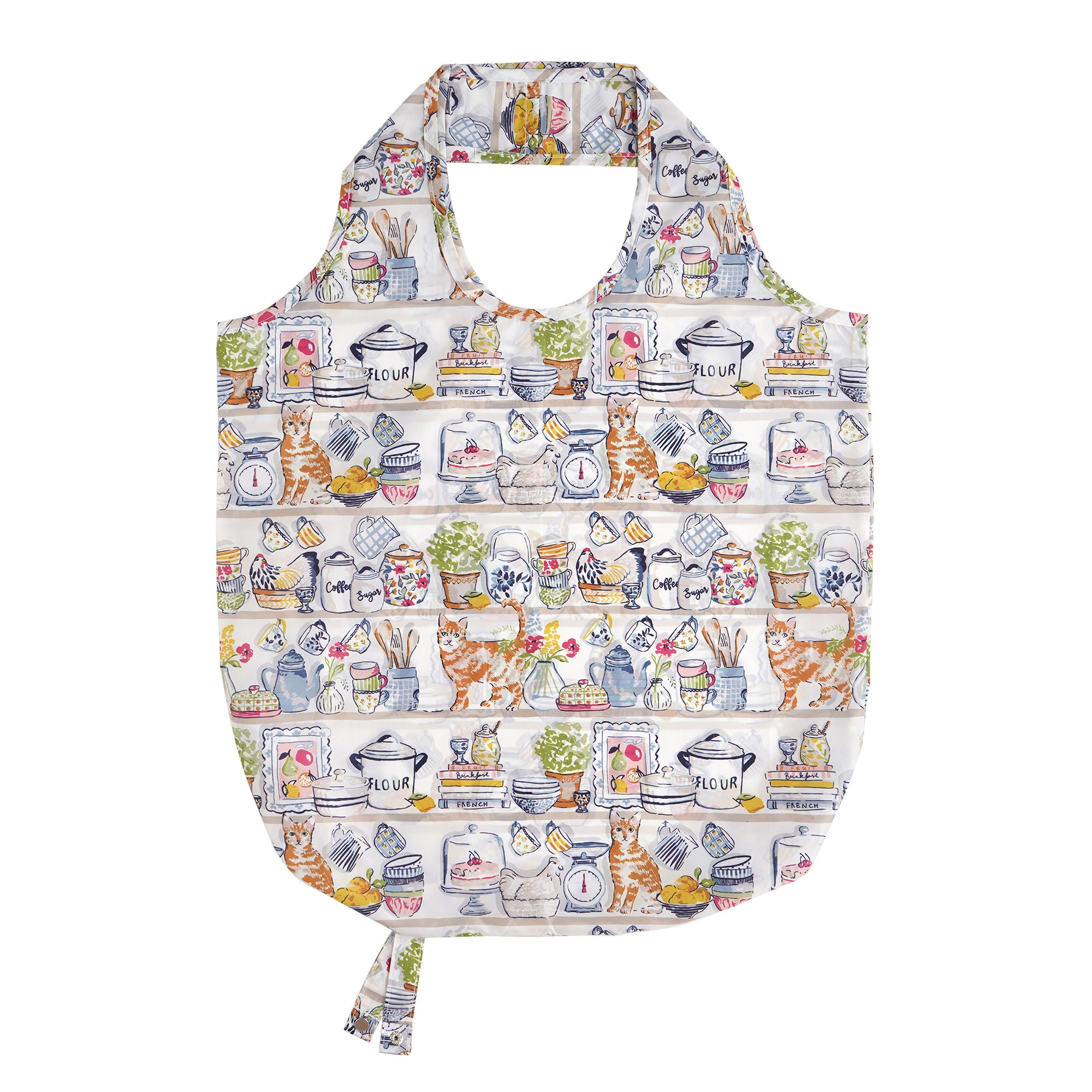 Ulster Weavers Pantry Cats Foldable Tote Bag Medium in Multi - Roll-Up Bag - Ulster Weavers