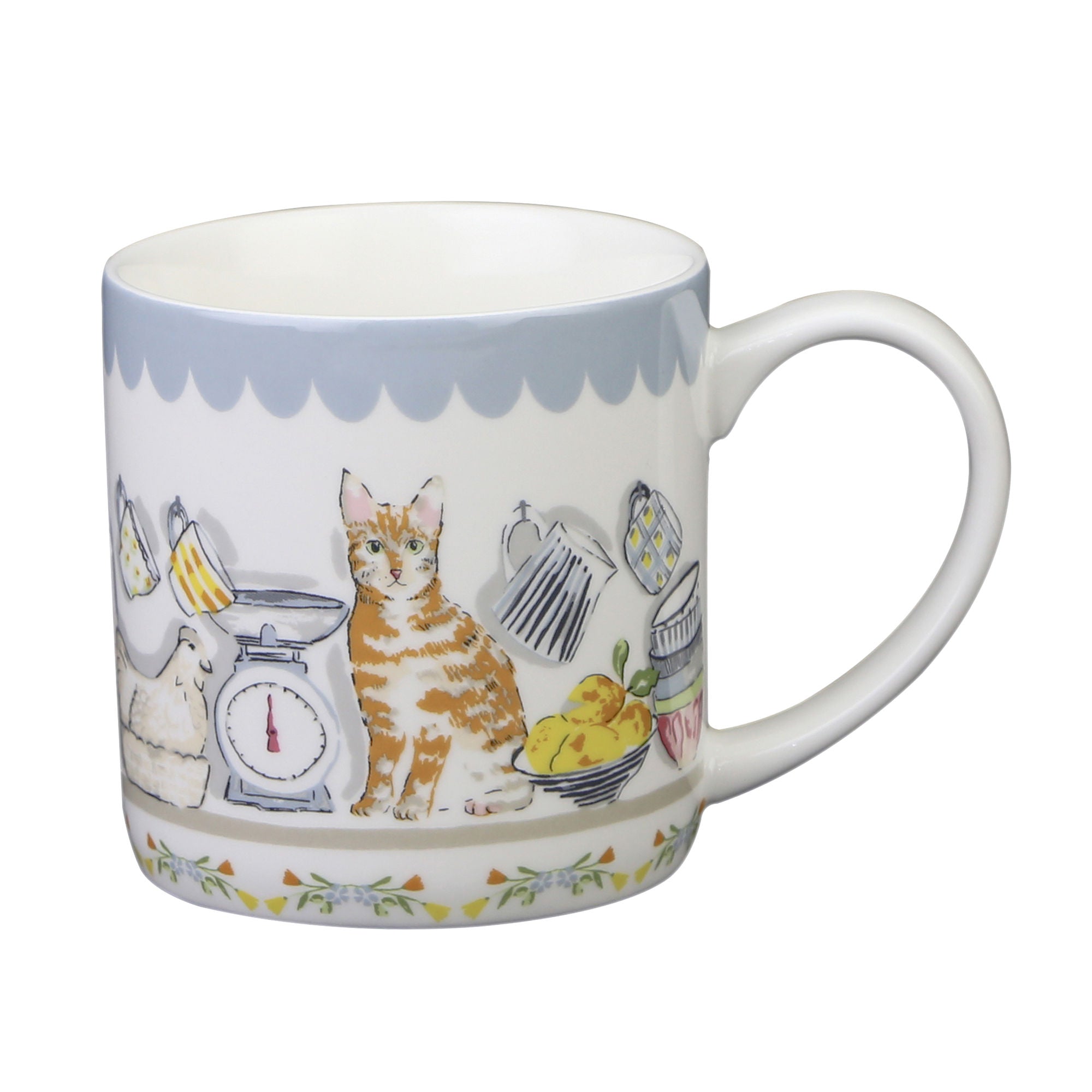 Ulster Weavers Pantry Cats Mug - New Bone China 250ml in Multi - Mug - Ulster Weavers