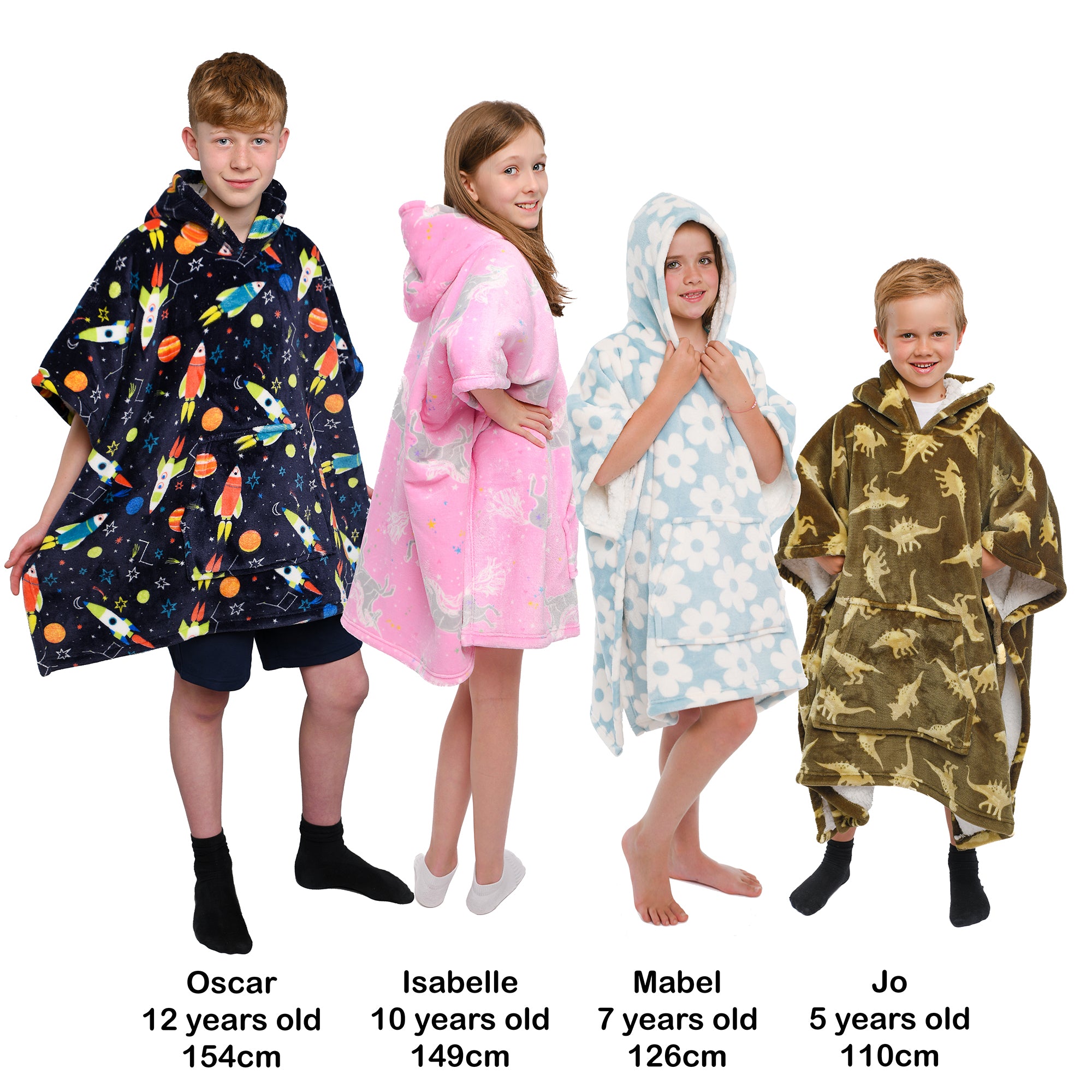 Retro Flower Hooded Throw by Bedlam in Duck Egg 75 x 92.5cm - Hooded Throw - Bedlam