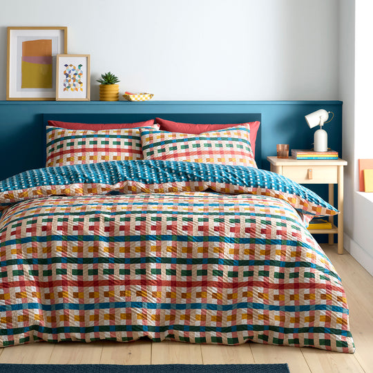 Rhett Duvet Cover Set in Multicolour