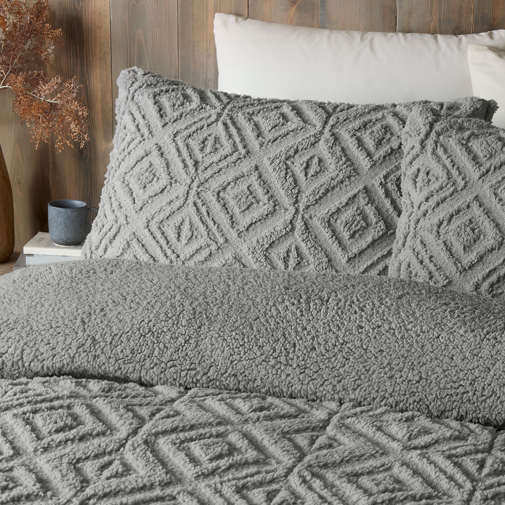 Romo Duvet Cover Set by Fusion Snug in Grey - Duvet Cover Set - Fusion Snug