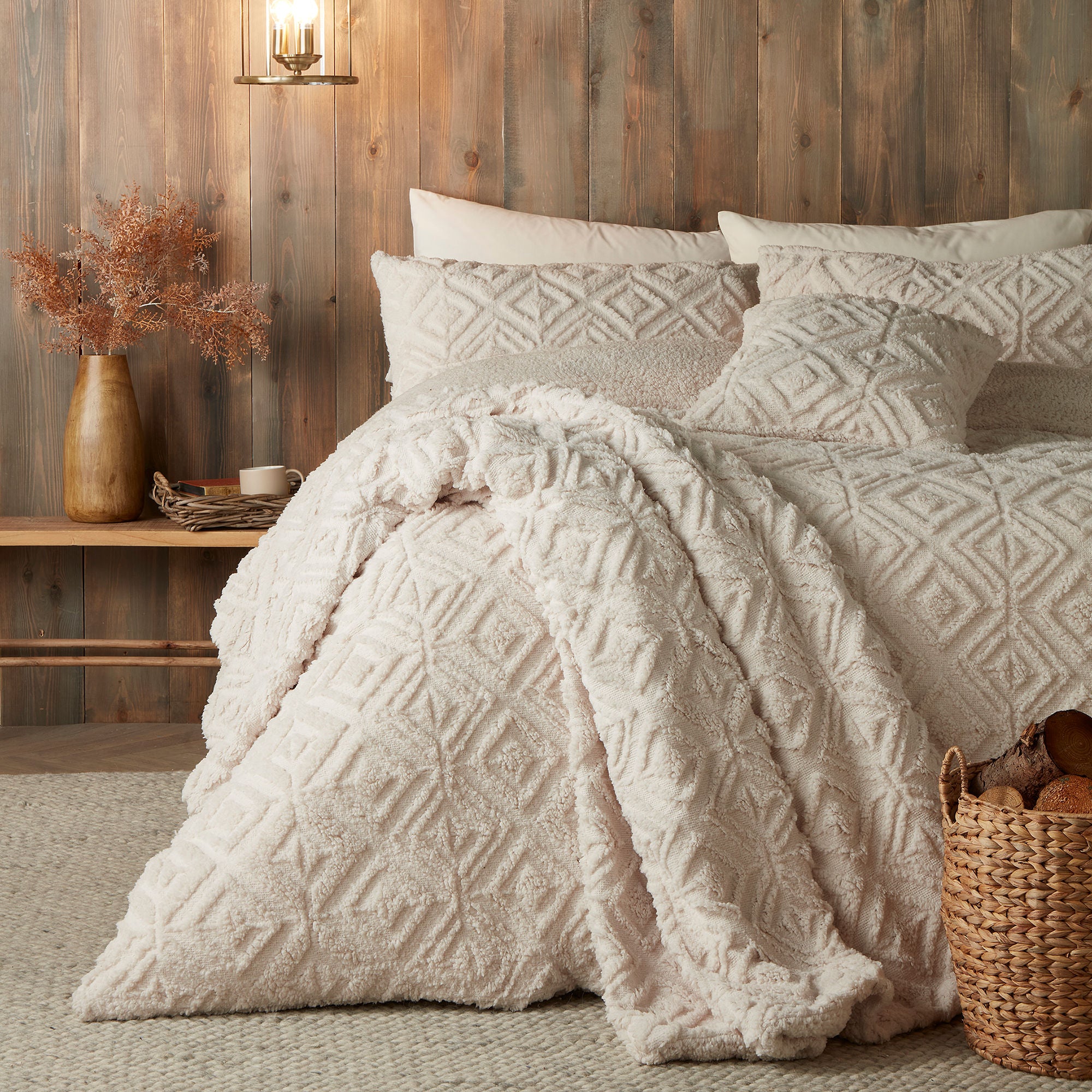 Romo Duvet Cover Set by Fusion Snug in Natural - Duvet Cover Set - Fusion Snug