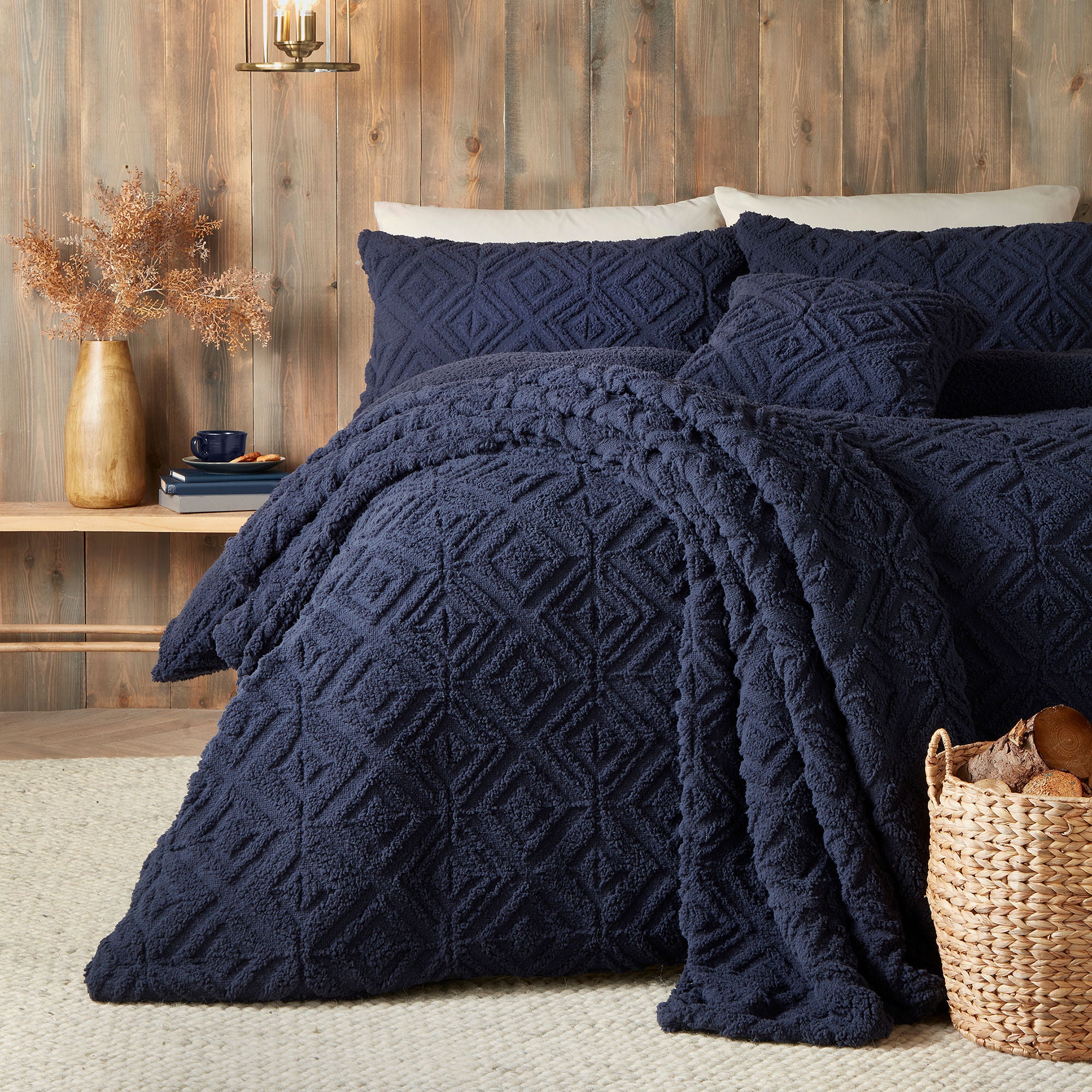 Romo Duvet Cover Set by Fusion Snug in Navy - Duvet Cover Set - Fusion Snug