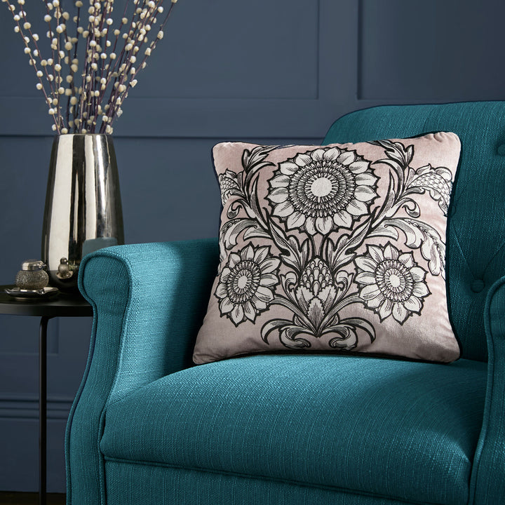 Romilly Cushion by Laurence Llewelyn-Bowen in Natural 43 x 43cm - Cushion - Laurence Llewelyn-Bowen