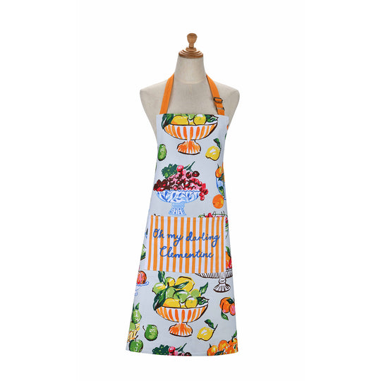 Summer Fruits Cotton Apron in Multicolour