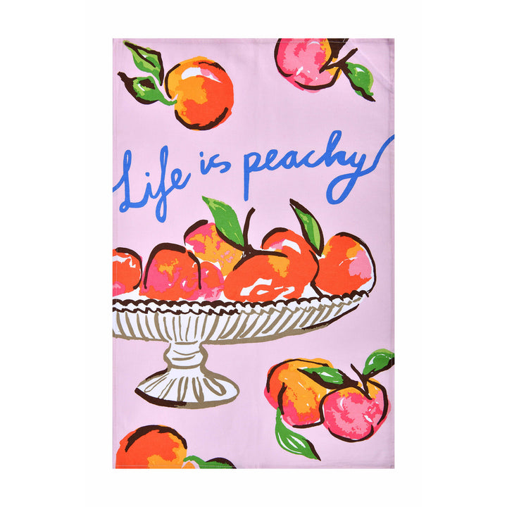 Ulster Weavers Summer Fruits Tea Towel - Cotton One Size in Pink