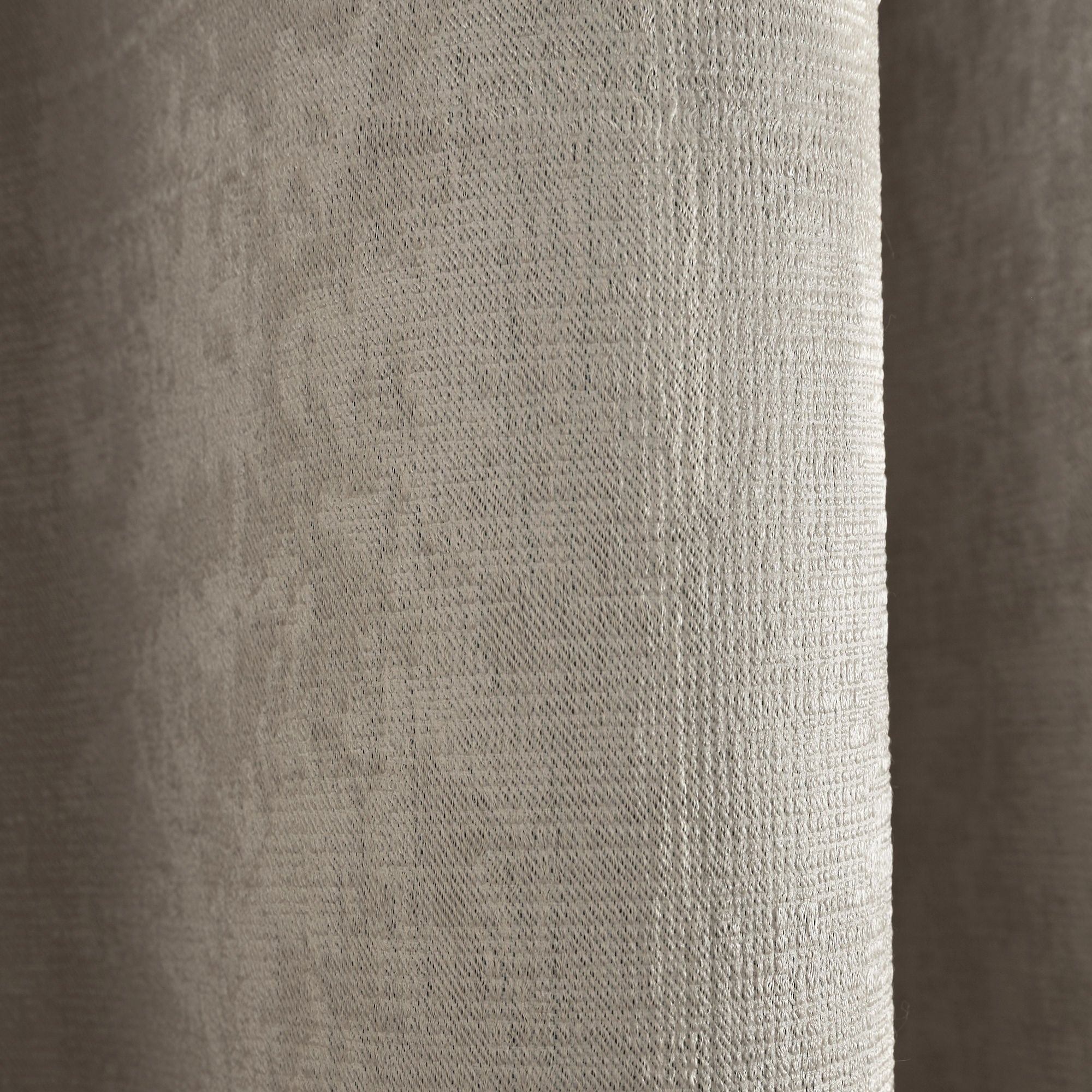 Strata Pair of Eyelet Curtains by Fusion in Natural - Pair of Eyelet Curtains - Fusion