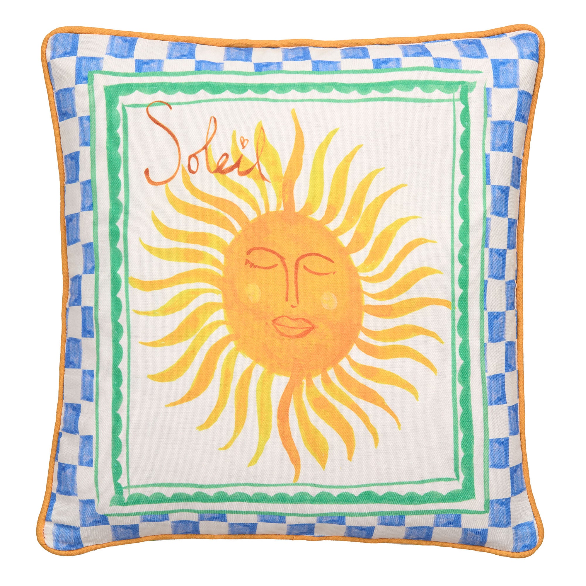 Soleil Sun Outdoor Cushion in Multi 43 x 43cm - Cushion - Fusion