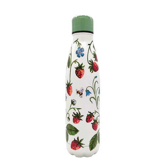 Strawberry Patch Water Bottle in Green