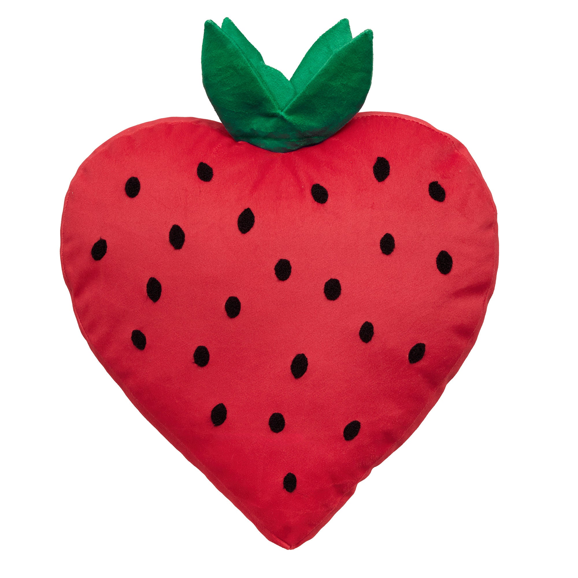 Strawberry Shaped Cushion in Red - Shaped Cushion - Bedlam
