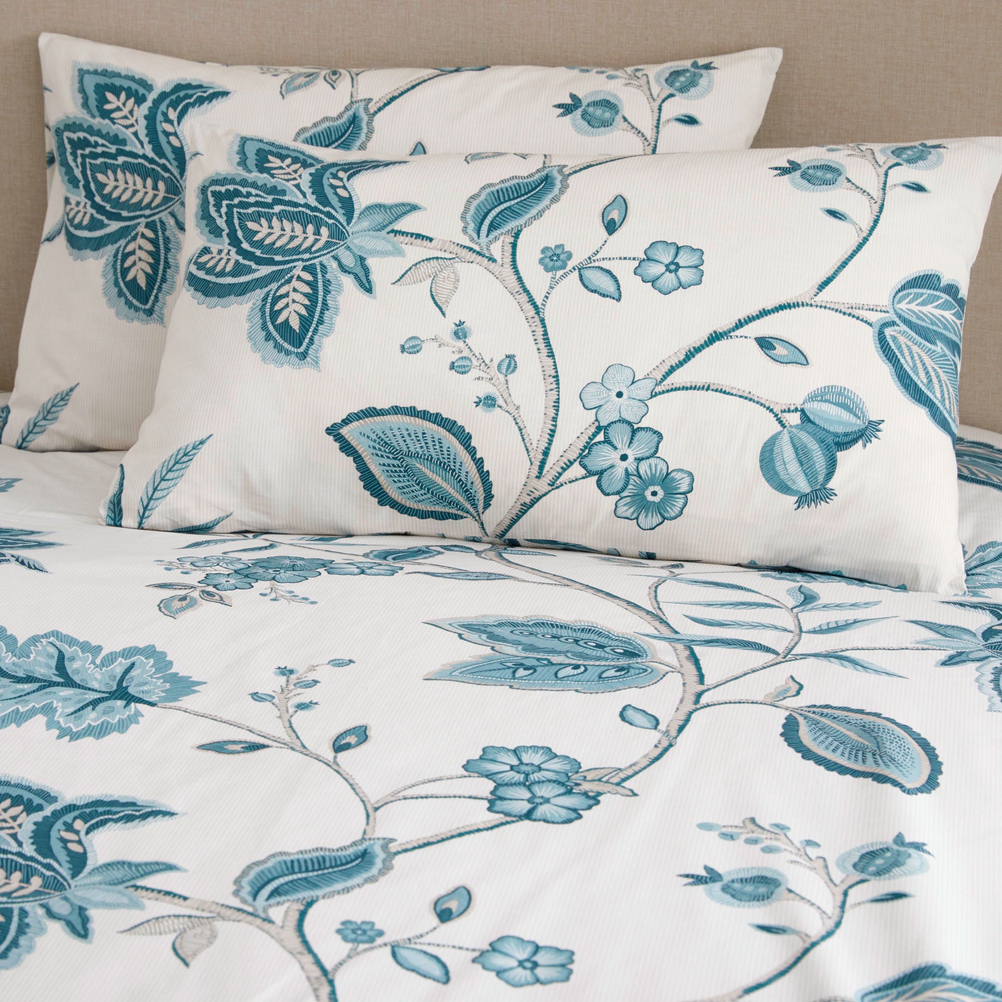 Samira Duvet Cover Set by Dreams & Drapes Design in Teal - Duvet Cover Set - Dreams & Drapes Design