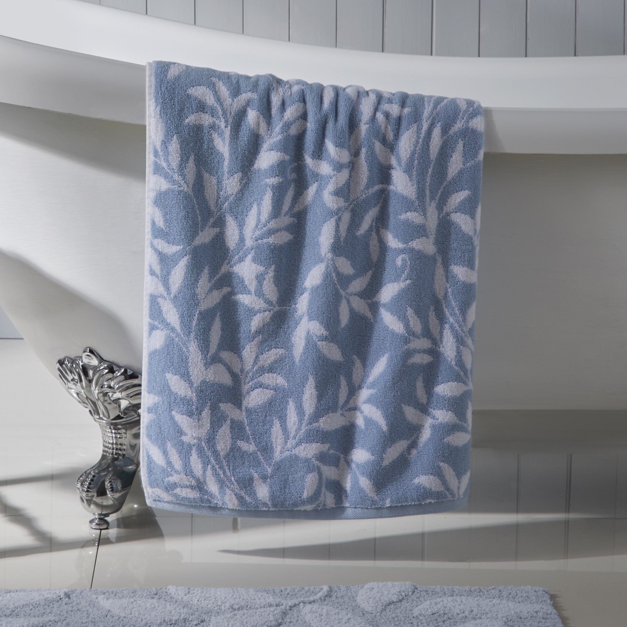Sandringham Towels by Dreams & Drapes Bathroom in Pale Blue - Towels - Dreams & Drapes Bathroom