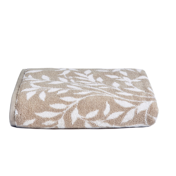 Sandringham Towels by Dreams & Drapes Bathroom in Natural - Hand Towel - Dreams & Drapes Bathroom