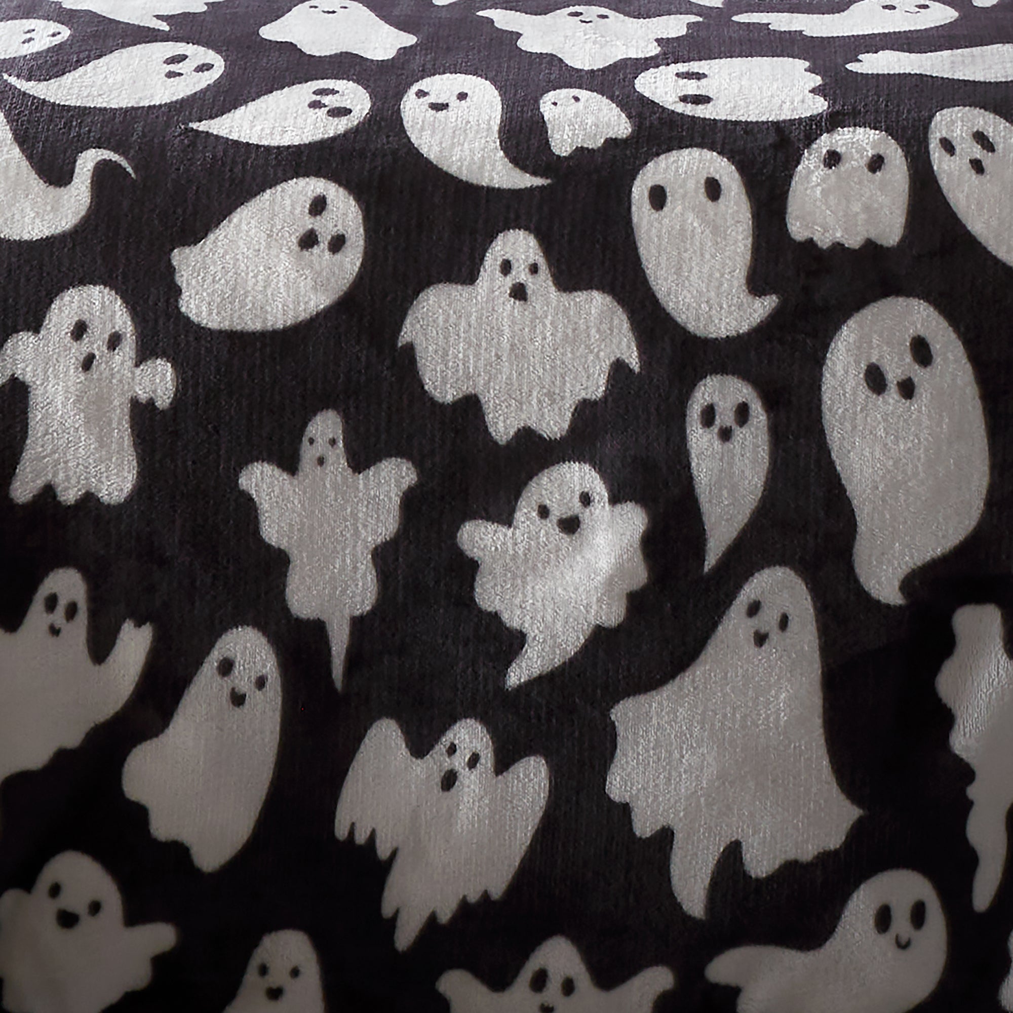 Spooky Ghosts Duvet Cover Set by Bedlam in Grey - Duvet Cover Set - Bedlam