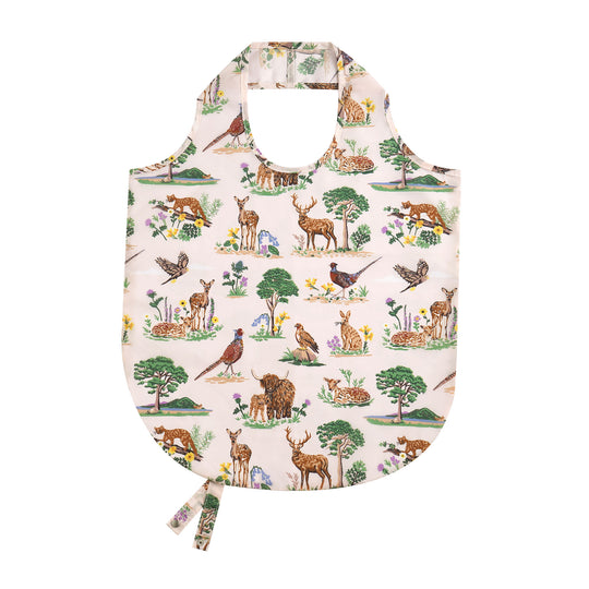 Thistlewood Foldable Tote Bag Medium in Green