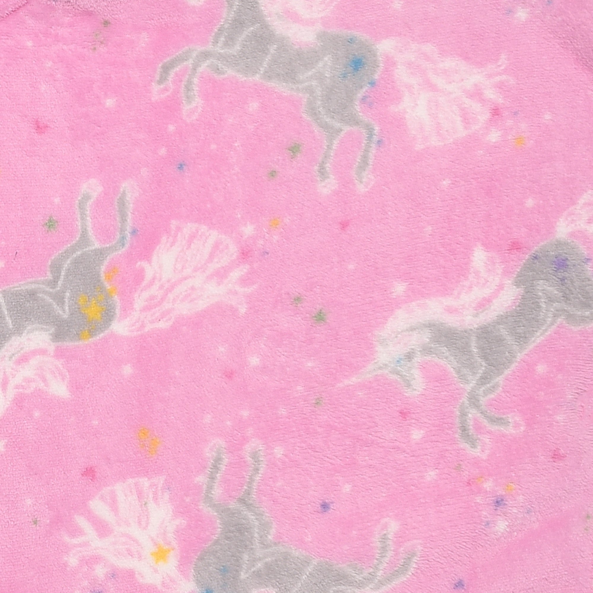 Unicorn Hooded Throw by Bedlam in Pink 75 x 92.5cm - Hooded Throw - Bedlam