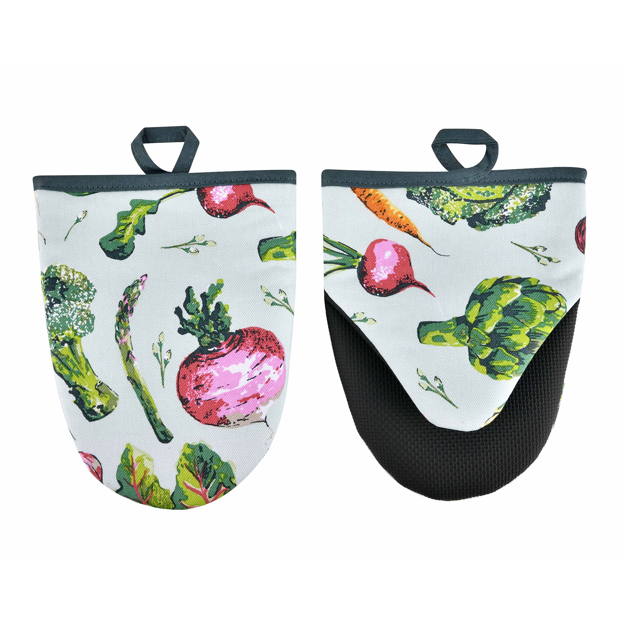 Ulster Weavers Vegetable Medley Microwave Mitts - Pair One Size in Multi - Micro Mitts - Ulster Weavers