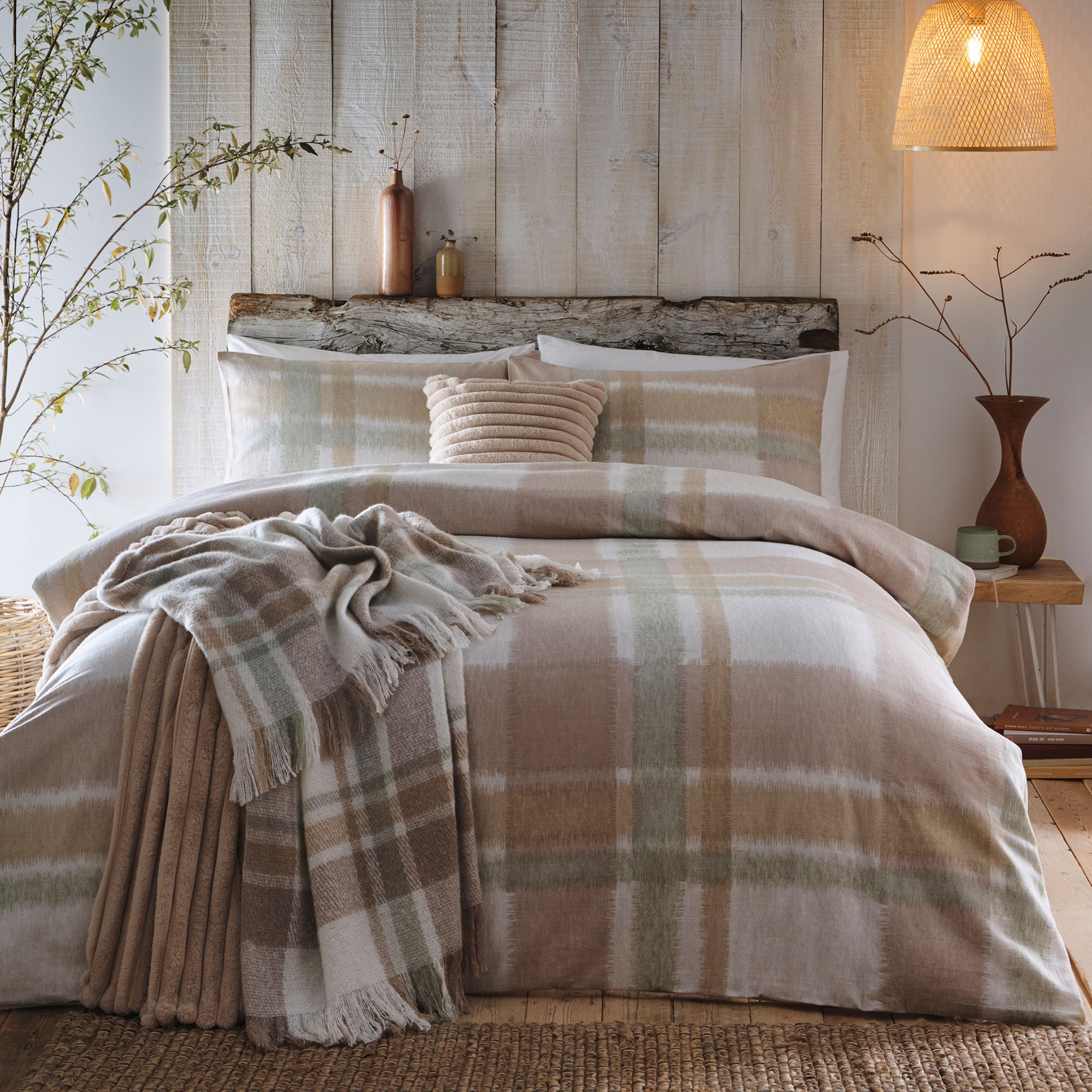 Verbier Duvet Cover Set by Appletree Hygge in Natural - Duvet Cover Set - Appletree Hygge