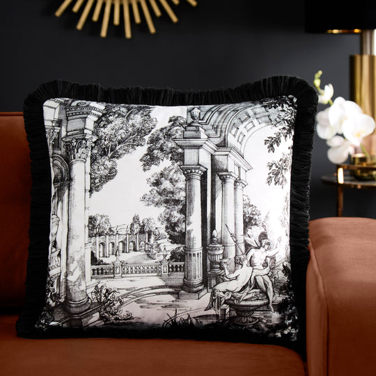 Vista Cushion in Monochrome 43 x 43cm
