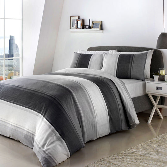 Betley Duvet Cover Set in Grey