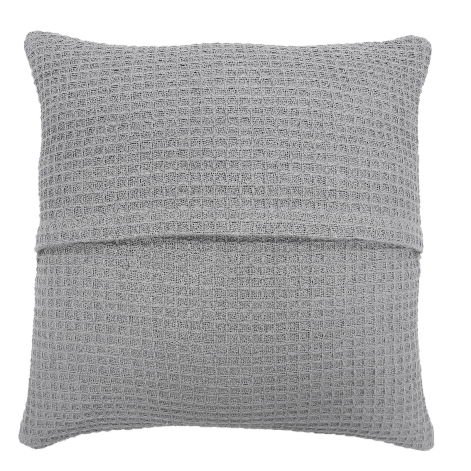 Bruges Cushion by Appletree Loft in Silver 43 x 43cm - Cushion - Appletree Loft