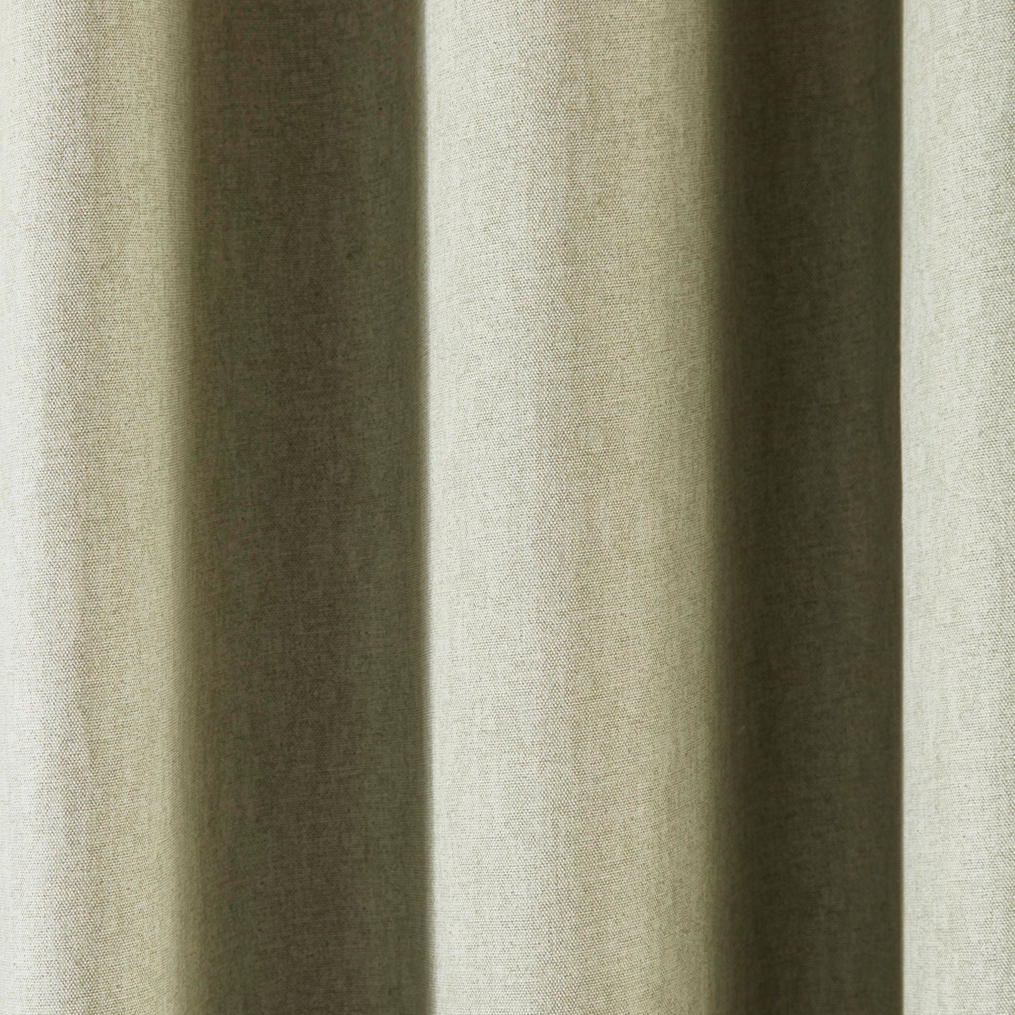 Dijon Pair of Pencil Pleat Curtains by Fusion in Green - Pair of Pencil Pleat Curtains - Fusion