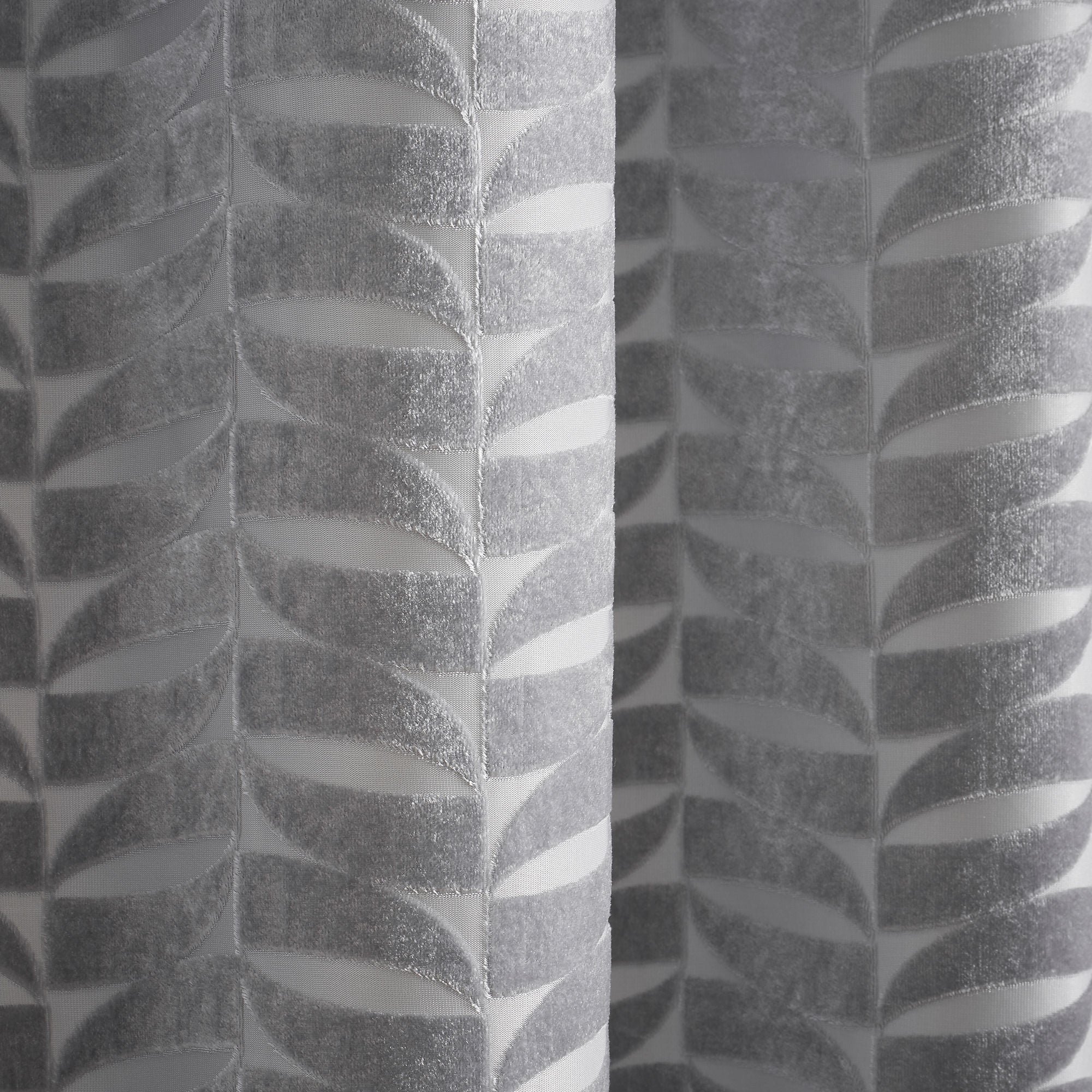 Kendal Pair of Eyelet Curtains by Curtina in Silver - Pair of Eyelet Curtains - Curtina