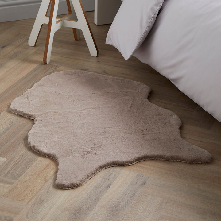 Shaped Rug Shaped Rug by Fusion in Mink 60 x 90cm - Shaped Rug - Fusion