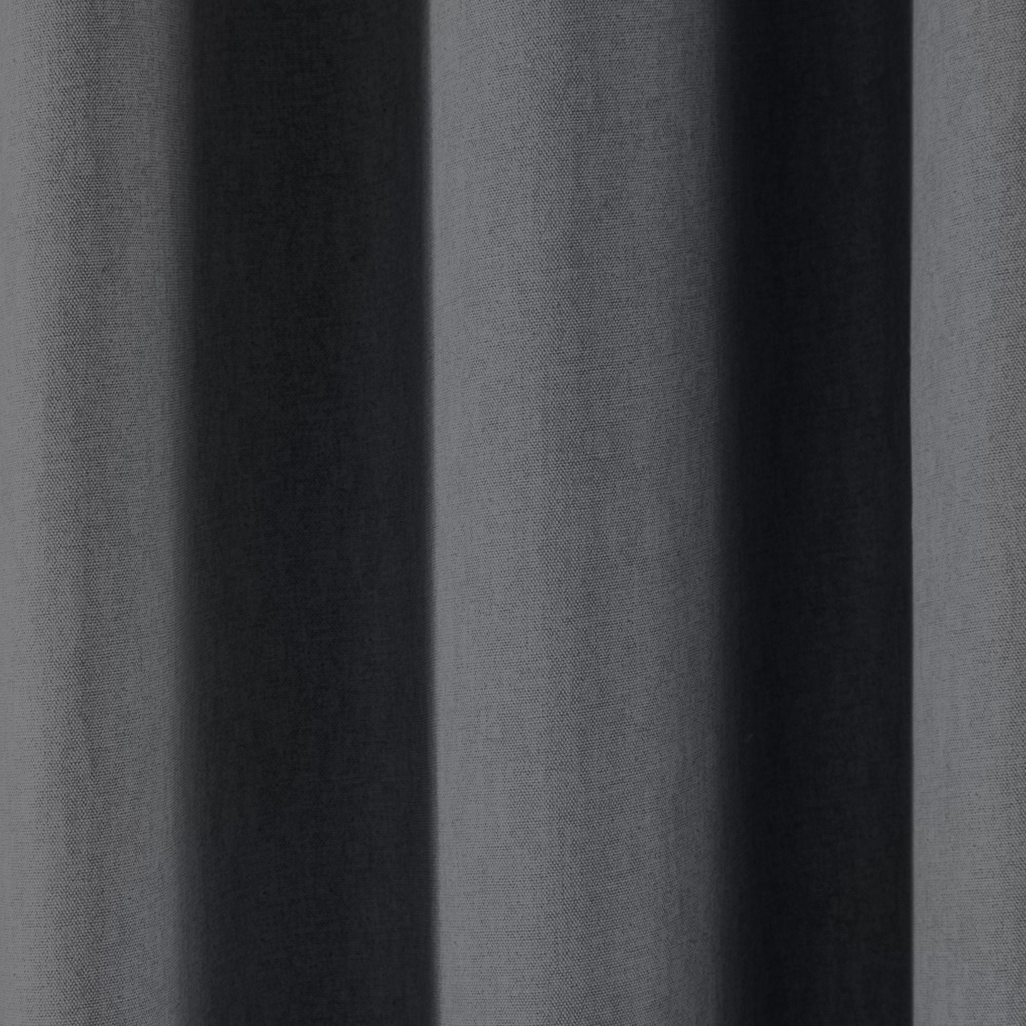 Sorbonne Pair of Eyelet Curtains by Fusion in Charcoal - Pair of Eyelet Curtains - Fusion