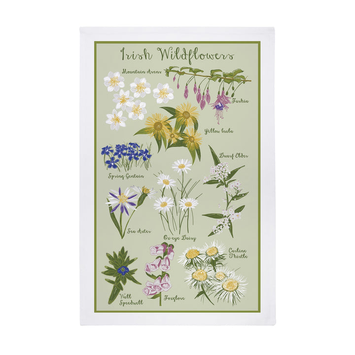 Ulster Weavers Cotton Tea Towel - Irish Wildflowers (100% Cotton) - Tea Towel - Ulster Weavers