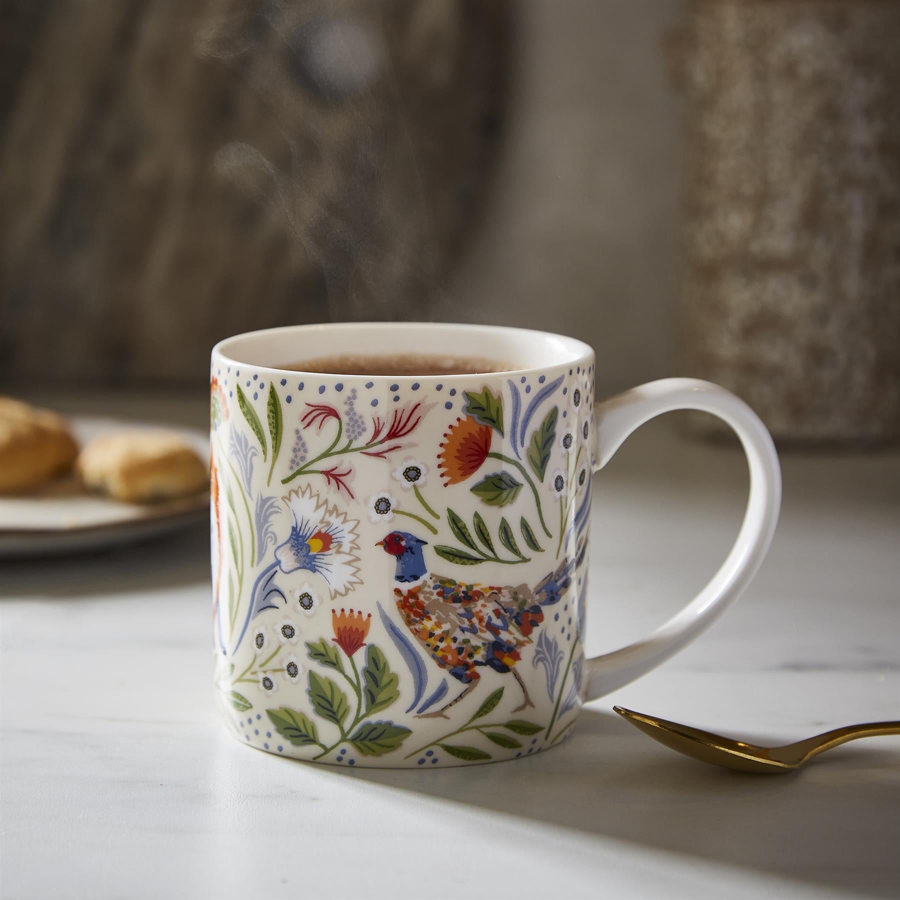 Ulster Weavers Blackthorn Mug - New Bone China 250ml in Beige - Mug - Ulster Weavers