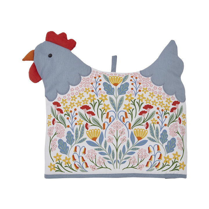 Ulster Weavers Folk Chicken Tea Cosy - Shaped One Size in Multi - Tea Cosy - Ulster Weavers