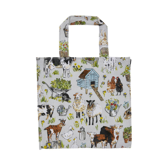 Portman Farm PVC Bag Small in Grey